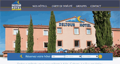 Desktop Screenshot of deltourhotel.com