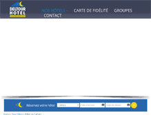 Tablet Screenshot of cahors.deltourhotel.com