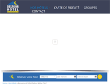 Tablet Screenshot of millau-city.deltourhotel.com