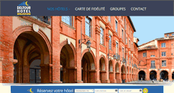 Desktop Screenshot of montauban-city.deltourhotel.com