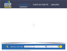 Tablet Screenshot of montauban-city.deltourhotel.com